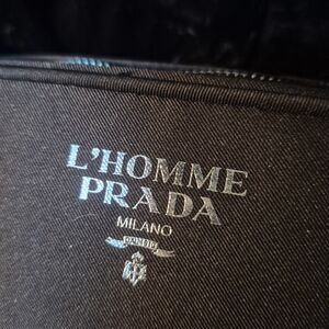 Prada L'Homme Black Toiletry Bag